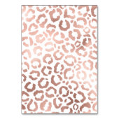 シックバラ金ゴールドヒョウアニマルプリント テーブルナンバー (裏面)