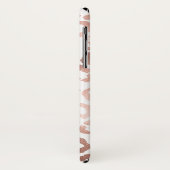 シックバラ金ゴールドヒョウアニマルプリント Case-Mate iPhoneケース (裏面/左)