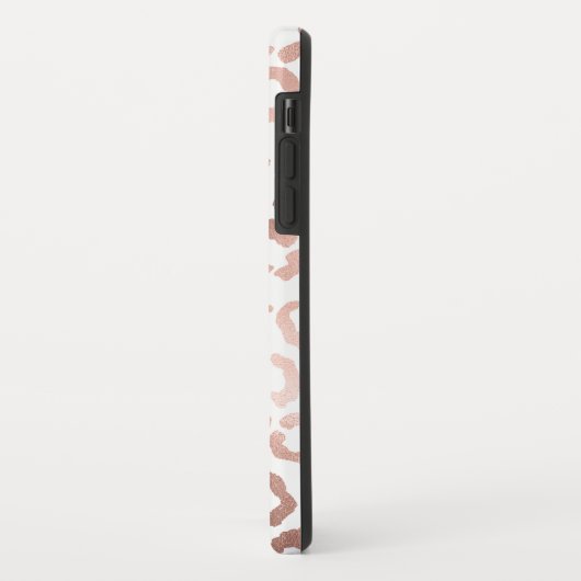 シックバラ金ゴールドヒョウアニマルプリント Case-Mate iPhoneケース (裏面/左)