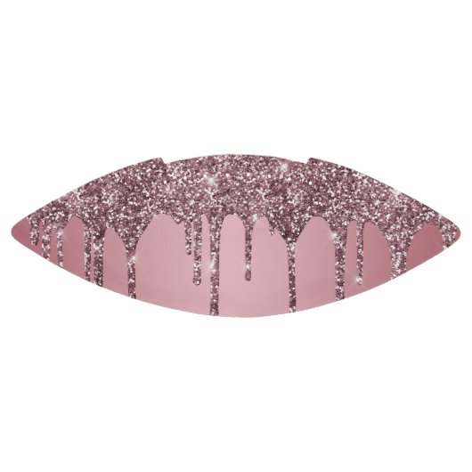 シックバラ金ゴールドピンクグリッタードリップスパークル アメリカンフットボール (パネル)