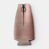 シックバラ金ゴールドブラッシュドメタルモノグラムイニシャル ボトルクーラー (裏面)