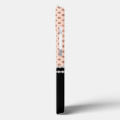 シックバラ金ゴールド水玉模様と真珠 Case-Mate iPhoneケース (裏面 / 左)