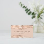 シックバラ金ゴールド 名刺 (スタンド正面)