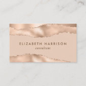 シックバラ金ゴールド 名刺 (正面)