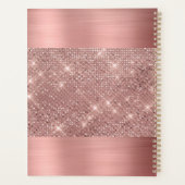 シックバラ金箔ヘアアポイントメント本 プランナー手帳 (裏面)