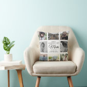 シックバレンタインデーマムファミリーフォトコラージュ クッション (椅子)