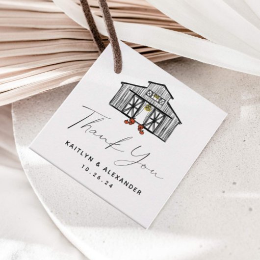 シックバーンサンキューユー結婚ズ フェイバータグ