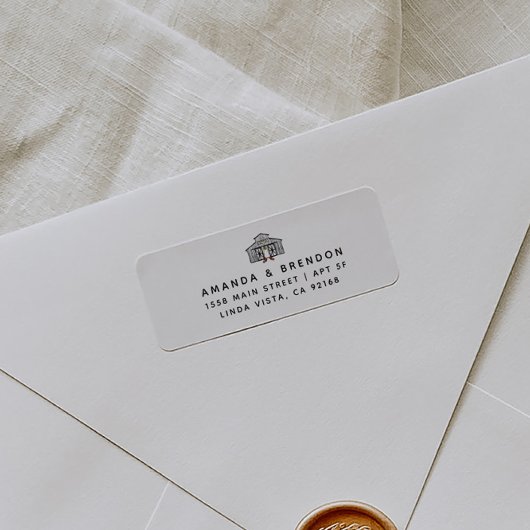 シックバーン結婚ズ差出人住所ラベル ラベル