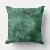 シックパインティール（緑がかった色）グリーン クッション (正面)