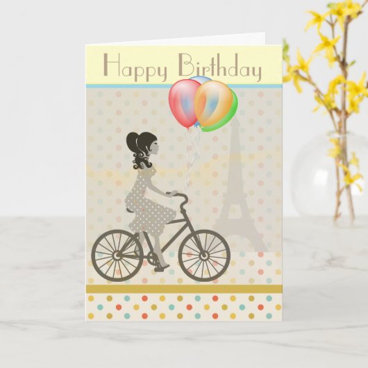 シックパリ カード (黄色い花)