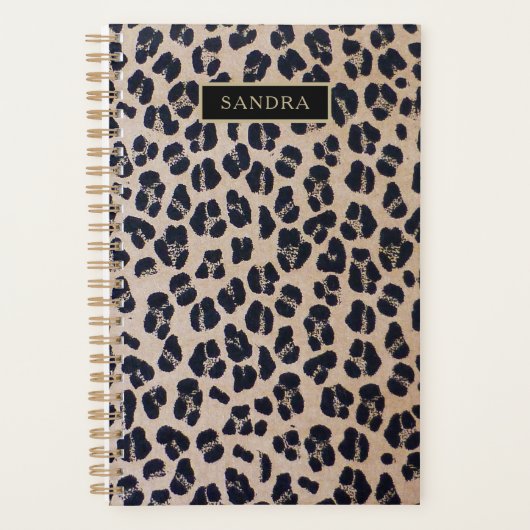 シックパンサーのパターンと名前 プランナー手帳 (正面)