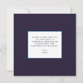 シックパンプキンこうもりハロウィーン カード (裏面)