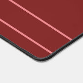 シックパーソナライズされたストライプの デスクマット (コーナー)