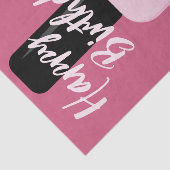 シックパーソナライズされたピモダンンク爪、 ネイルポーランド誕生日 薄葉紙 (詳細)