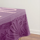 シックパーソナライズされたフォト文字おばあちゃんギフトレッド テーブルクロス (インサイチュ)