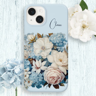 シックパーソナライズされたヴィンテージフローラブーケ Case-Mate iPhone 14ケース