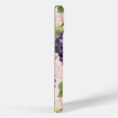 シックパープルパステルピンク&金ゴールドグレープつる植物 Case-Mate iPhoneケース (裏面 / 右)