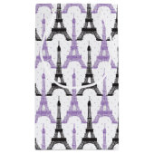シックパープルパリエッフェルタワー抱き枕 スモールペーパーバッグ (裏面)