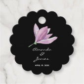 シックパープルフローラサンキュー フェイバータグ (正面)