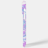 シックパープルレトロ モノグラムの Case-Mate iPhoneケース (裏面 / 左)