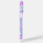 シックパープルレトロ モノグラムの Case-Mate iPhoneケース (裏面 / 右)