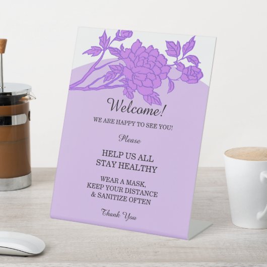 シックパープル結婚フローラの安全性 台座サイン (インサイチュ)