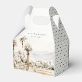 シックパーム春カリフォルニア結婚ランドスケーズ フェイバーボックス (裏面サイド)