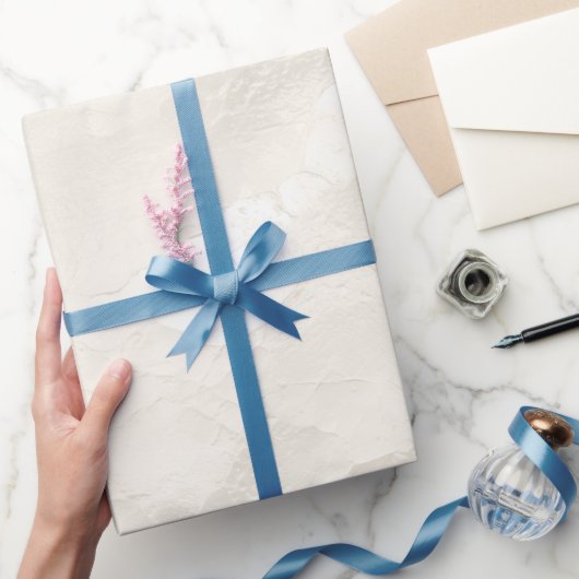 シックパールアイボリーホワ結婚イト ラッピングペーパー (ギフト)