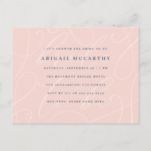 シックパール赤面&モロッコブルーブライダルシャワー