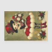 シックビクトリアンガールブーケフラワーズBD2Rデクページ 薄葉紙 (正面)