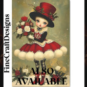 シックビクトリアンガールブーケフラワーズBD2Rデクページ 薄葉紙