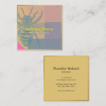 シックピンクブルー金ゴールドビープロフェッショナル