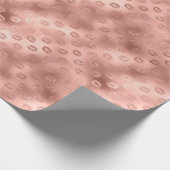 シックピンクリップキス ラッピングペーパー (角)