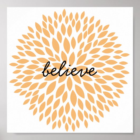 シックピーチフローラ ポスター (正面)