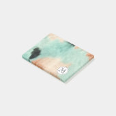 シックピーチミント女性のカーボーイコウィドモノグラム ポストイット (アングル)