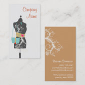 シックファッションアクセサリー&ドレスブティック 名刺 (正面/裏面)