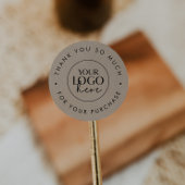 シックフェイククラフトビジネスロゴご注文ありがとうございます ラウンドシール