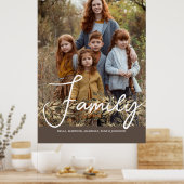 シックフェイクゴールデングリッター紅葉フルフォト ポスター (キッチン)