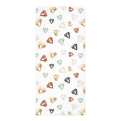 シックフェイクゴールドフォイルダイヤモンドジェム会社価格表 ラックカード (裏面)