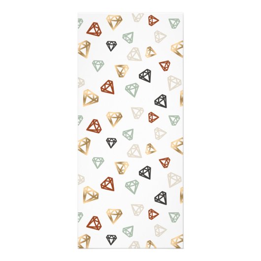 シックフェイクゴールドフォイルダイヤモンドジェム会社価格表 ラックカード (裏面)