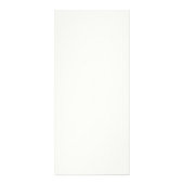 シックフェイクシルバ結婚フォイルのメニューテンプレート-アイボリー ラックカード (裏面)