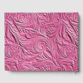 シックフェイクピンクレ結婚ザー ゲストブック (裏面)