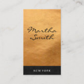 シックフェイクレザー |エグゼクティブ 名刺 (正面)