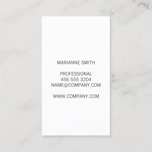 シックフェイクレザー |エグゼクティブII 名刺 (裏面)