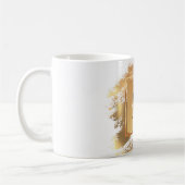 シックフェイク金ゴールドグラムブラッシュストロモノグラムのーク コーヒーマグカップ (左)