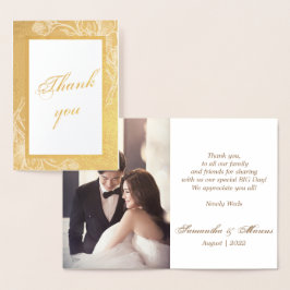 シックフェイク金ゴールドメ結婚タル写真あり実在 箔カード