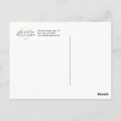 シックフェイク金ゴールド宝石ジュエリーデザイナーポストカード ポストカード (裏面)