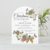 シックフェスティバルコットンパイン企業のクリスマスパーティー 招待状 (スタンド正面)