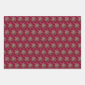 シックフェスティバルスノーフレークオーバーパリ ラッピングペーパーシート (正面3)