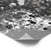 シックフォレスト抽象芸術 ポスター (角)